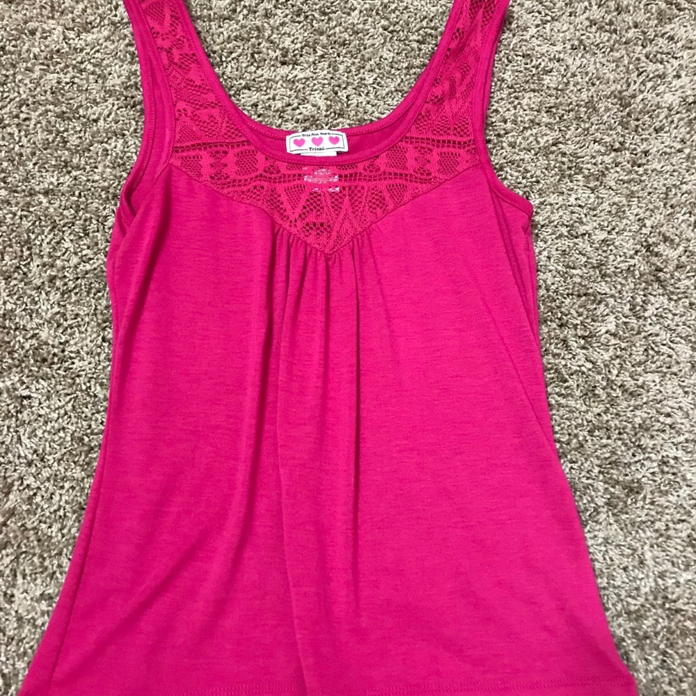 Kohl’s brand pink tank- XSmall